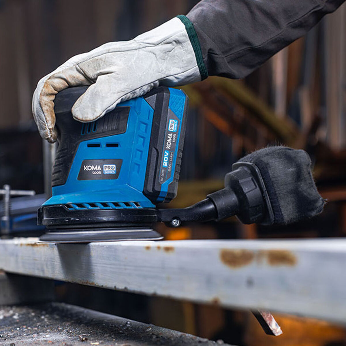Tilfeldig orbitalsliper Koma Tools Brushless Ø 125 mm 20 V
